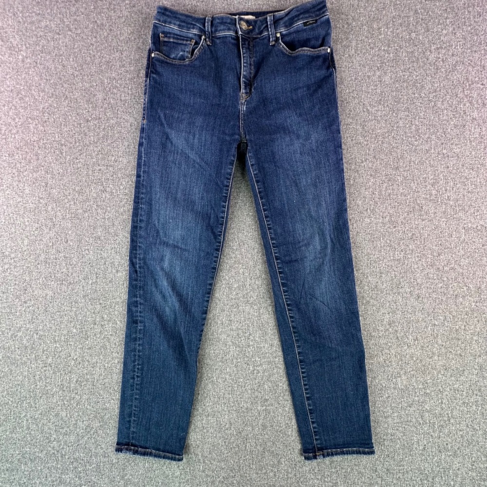 Mavi Jeans Womens 28/29 Lea High-Rise Boyfriend Blue Tapered Denim 28249